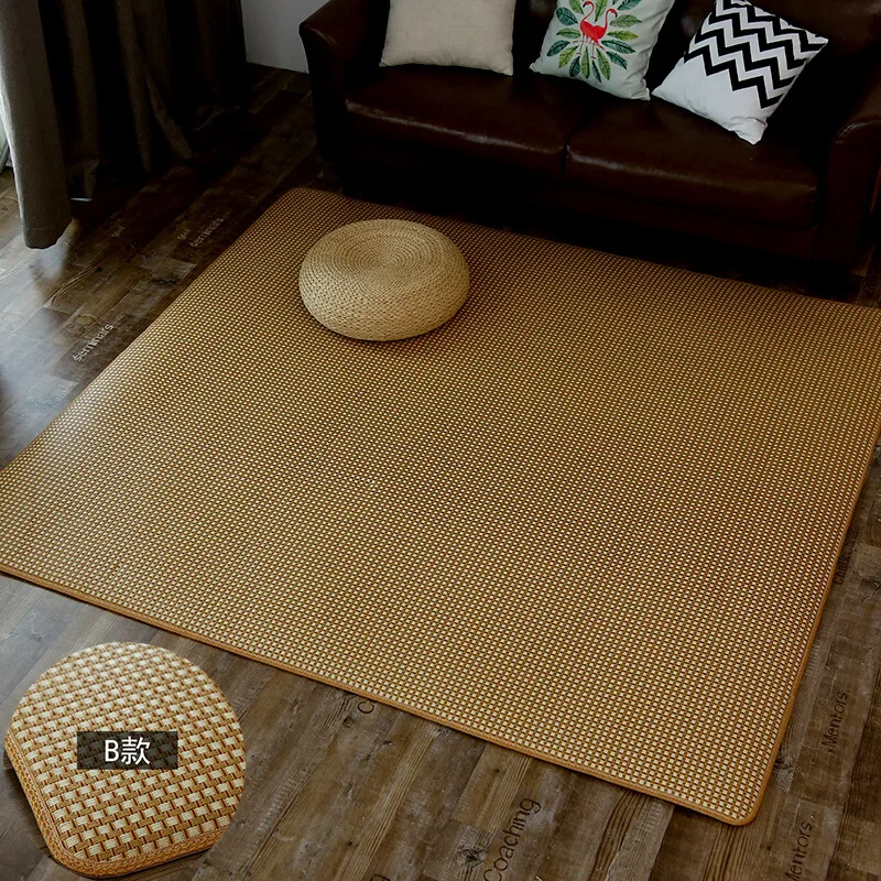 Японский Детский ковер татами для ползания в гостиную, ковер для спальни, летний коврик для крутой игры, ковер для дивана, на заказ