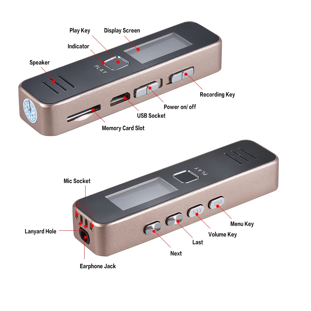 Цифровой диктофон аудиодиктофон MP3-плеер USB флэш-диск Конференц-система для встречи