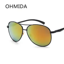 OHMIDA Nueva Moda de Aleación de Aluminio-magnesio gafas de Sol Polarizadas de Los Hombres de La Vendimia gafas de sol masculino Piloto gafas de sol hombre