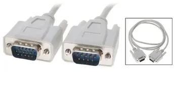 

GTFS-New 1.3M / 51" Light Gray 1.3m VGA Hd15 Male to Db9 Pin Male Adapter Cable