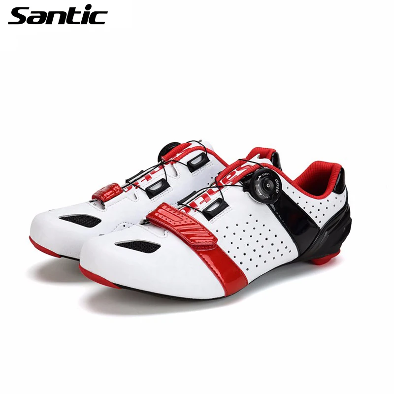 Buy SANTIC Carbon Fiber Cycling Shoes Men's Road Bike