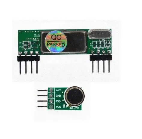 433 МГц Супергетеродинный 3400 RF передатчик и приемник комплект для Arduino ARM MCU