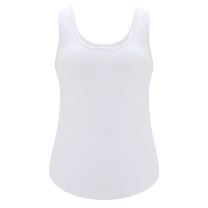 Sleeveless Shirts Womens Loose Gym Clothing Side u-shaped mesh Fitness Workout T shirt Quick Dry Summer Sports Tank Tops