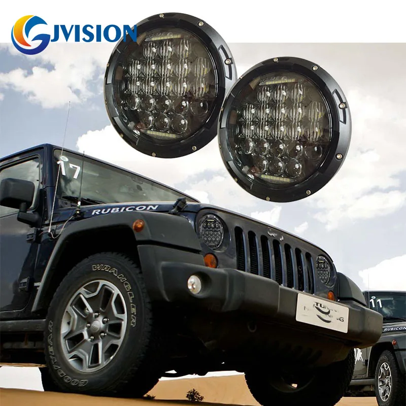 7 дюймов 75 Вт 5Д фары высокой низкий луч светодиодные фары с DRL для Jeep Вранглер JK FJ Крузер грузовиков фары 7 дюймов 75 Вт 5Д фары высокой низкий луч светодиодные фары с DRL для Jeep Вранглер JK FJ Крузер грузовиков фары