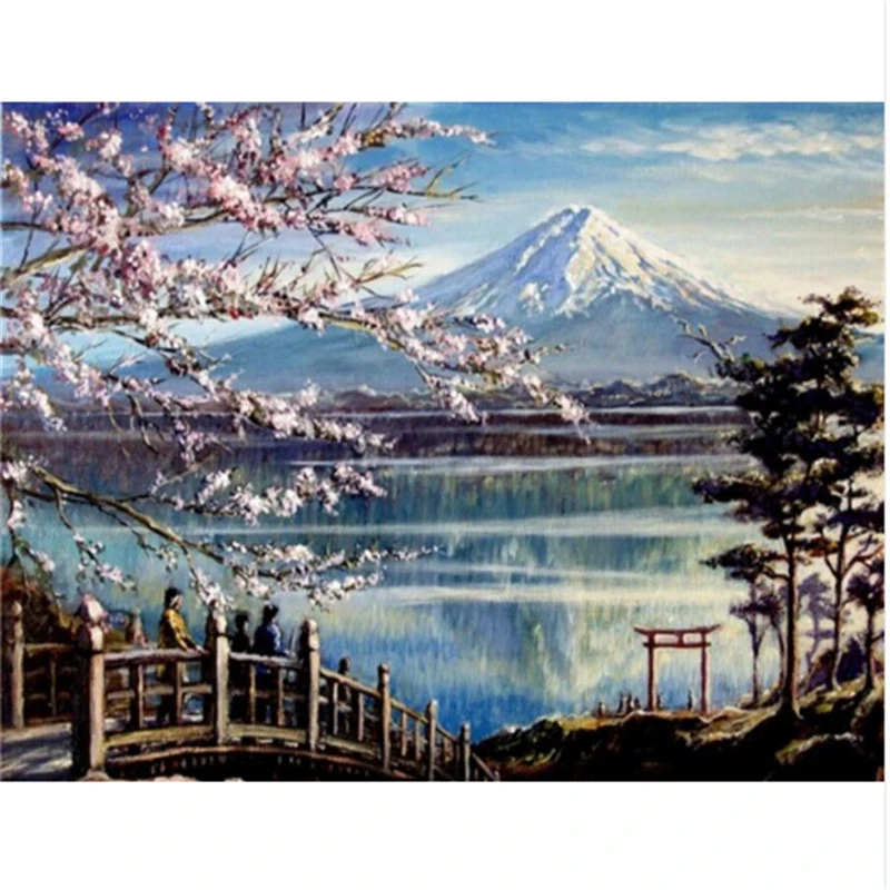 5D-DIY-Diamond-Painting-landscape-diamond-embroidery-Mount-Fuji-in-the-winter-River-Beautiful-Weeping-Willow