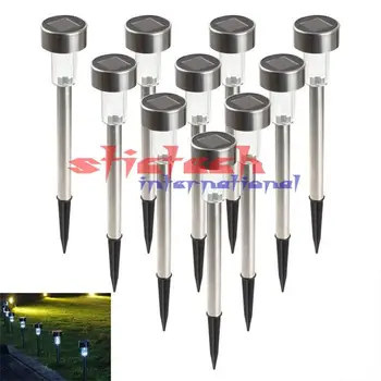 

by dhl or ems 100pcs Garden Yard Path Lawn Solar Lamps Outdoor Sun Light Solar panel LED Spike Spot Light Spotlight