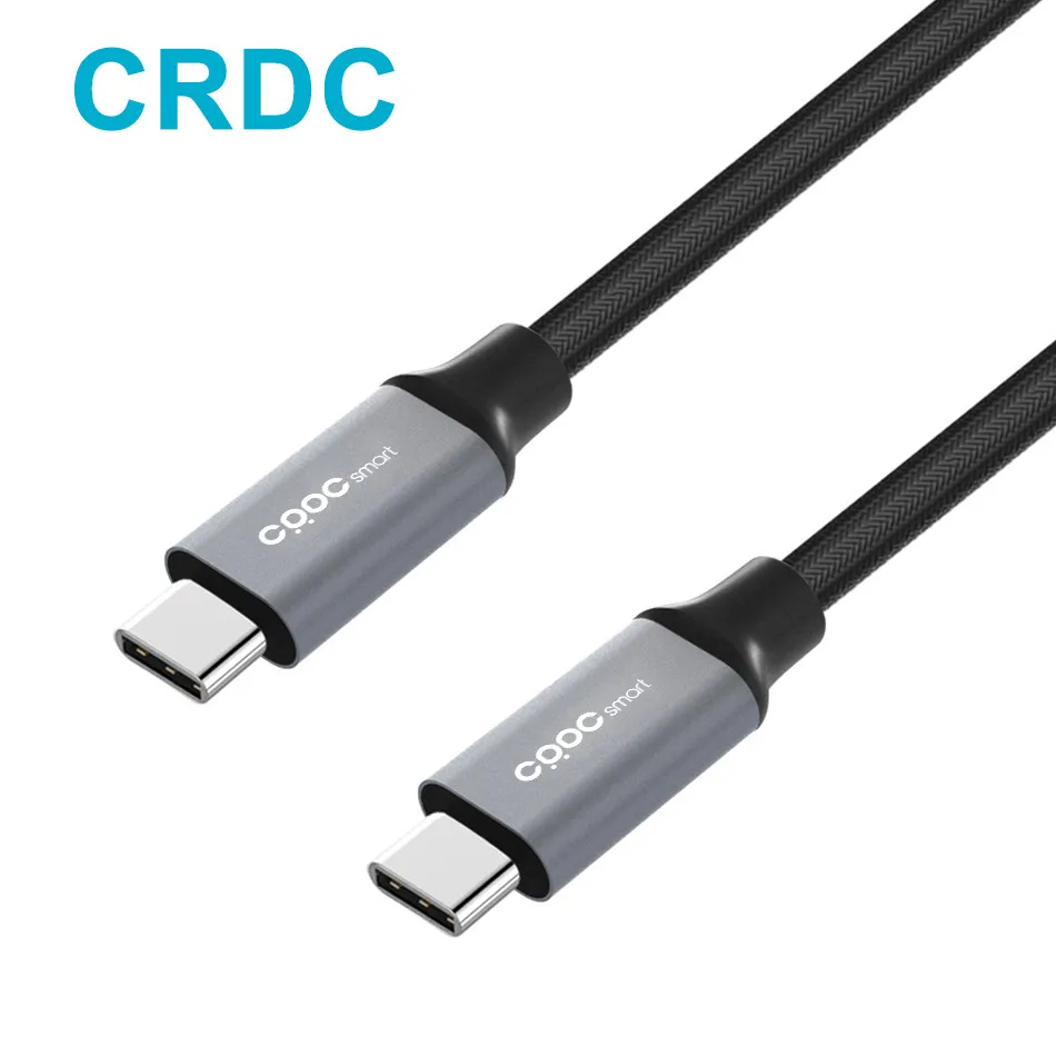 CRDC USB C type C кабель 1 м/3,3 фута высокоскоростной плетеный нейлоновый USB-C кабель type-C для MacBook samsung Galaxy S8 Nexus 5X и т. Д