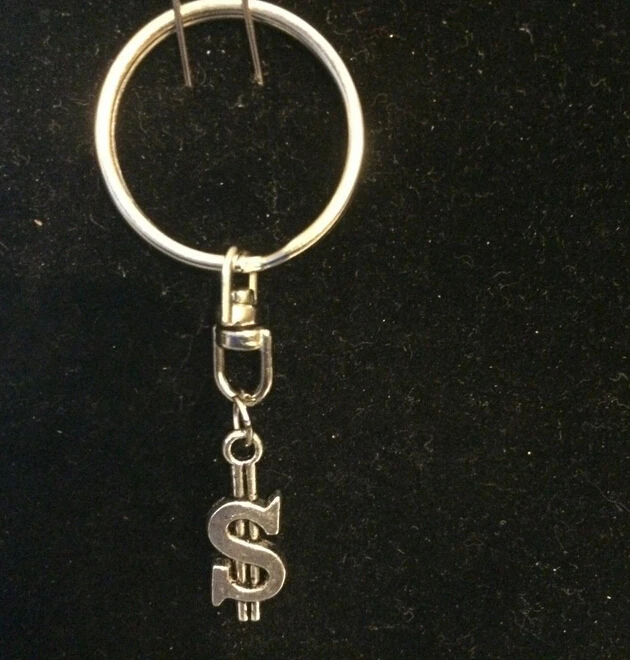 50PCS New Fashion Jewelry Vintage Silver Dollar Sign Charm Gifts Fit