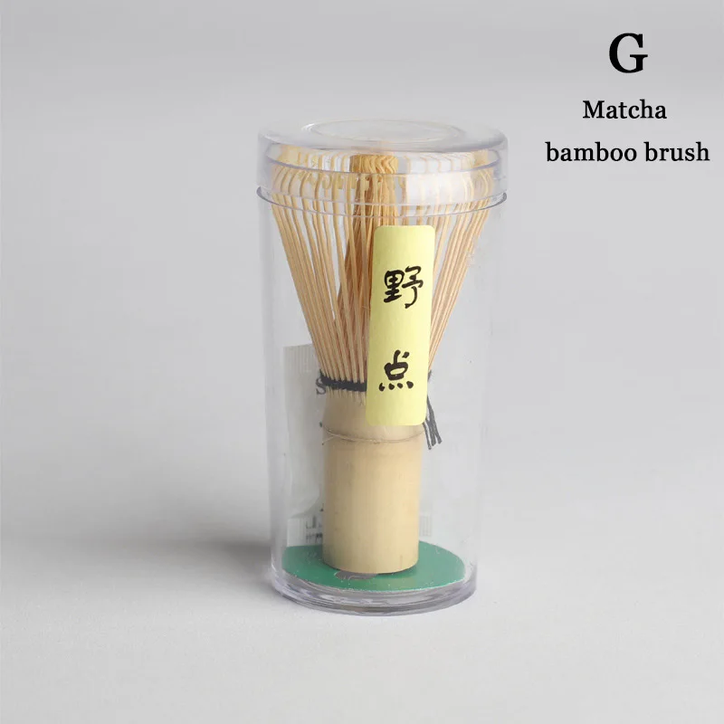 Бамбуковый венчик для чая Matcha точка зеленый чай порошок прибор соответствующий инструмент DC120 - Цвет: G