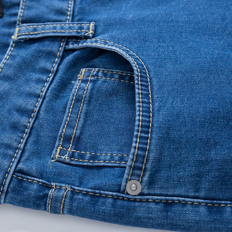 SEMIR jeans men straight pants men's classic jeans male denim jeans Designer Trousers Casual chic fashion pants Elasticity blue