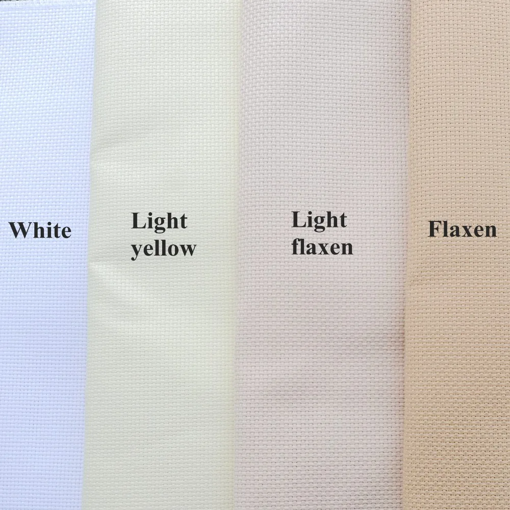 

oneroom Aida cloth 14ct 18ct 28ct 40ct cross stitch fabric canvas small grid white DIY handcraft supplies stitching
