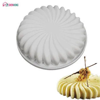 

SHENHONG Silicone Flower Shape Mold Baking For Mousse Chocolate Sponge Cakes Moulds Pans Cake Decorating Tools accessories
