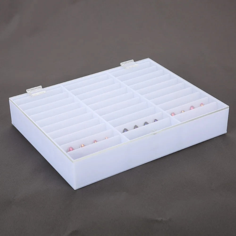 Nail Art Decoration Container Empty Nail Tips Storage Box Fake Nail