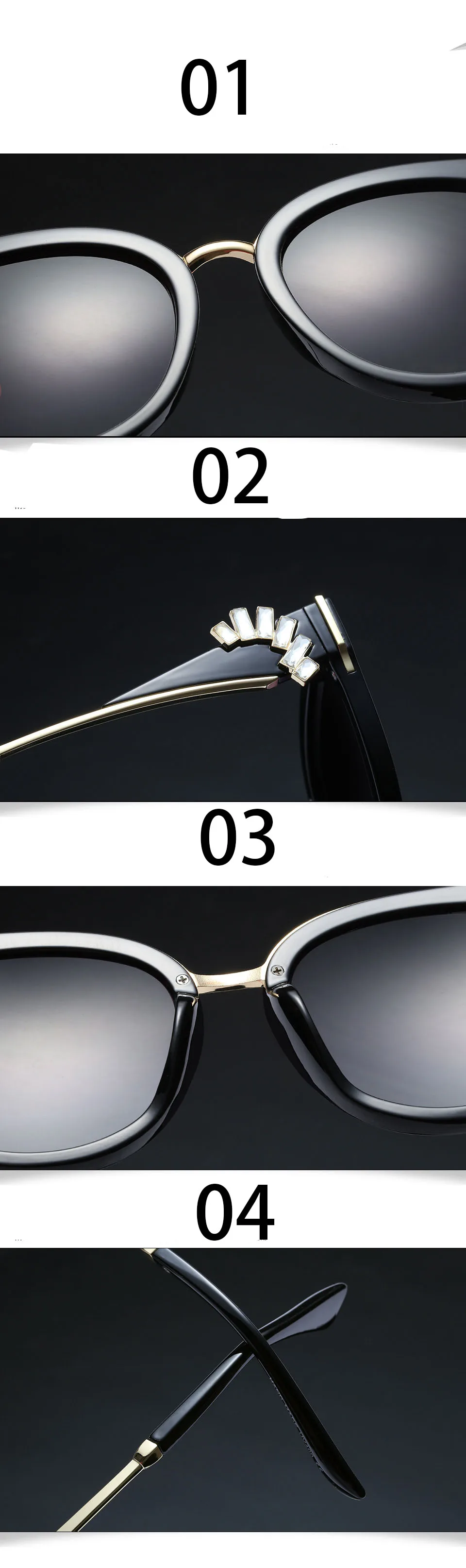 Oversized Crystal Acetate Black Cat Eye Sunglasses 2018 HTB1jzEdXPihSKJjy0Ffq6zGzFXan - Oversized Crystal Acetate Black Cat Eye Sunglasses 2018