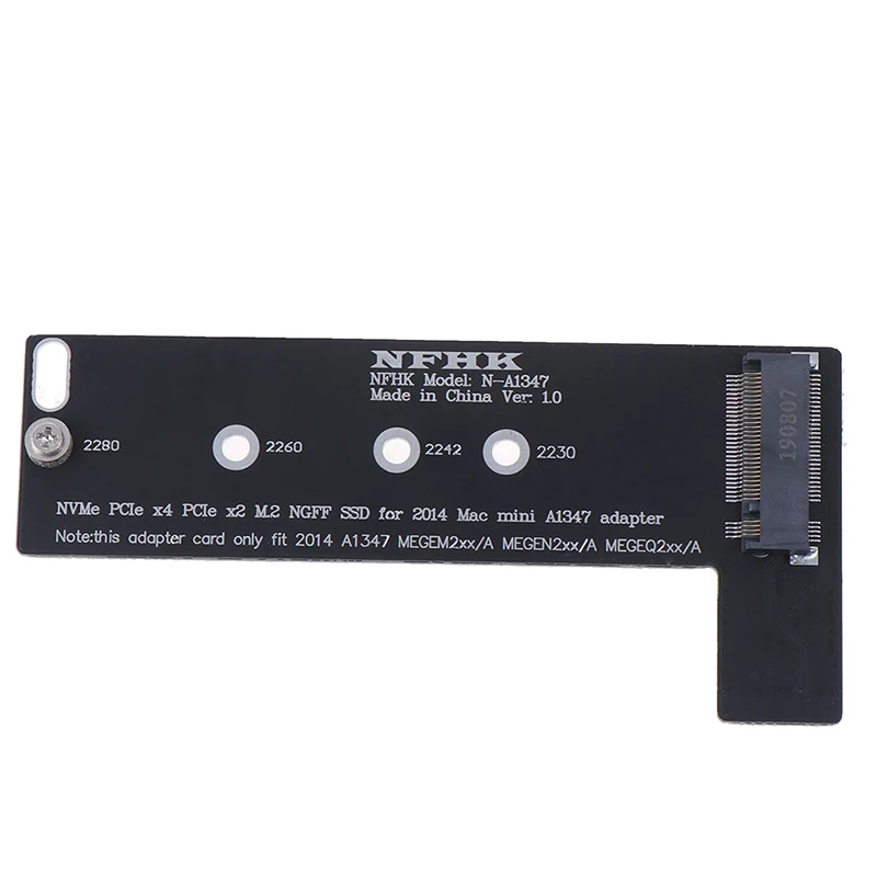 PCI-Ex4 M.2 NGFF NVME AHCI SSD Converter Card Adapter Hot sale For 2014macbook Mini A1347 | Компьютеры и офис