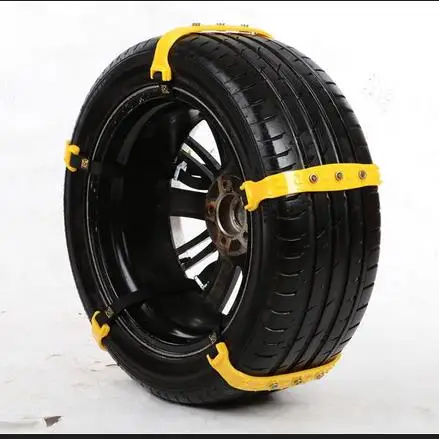 Hot Sale 2017 New 10pcslot 37x4.7cm Car Tire Snow Chains Beef Tendon VAN Wheel Tyre Anti-skid TPU Chains (2)