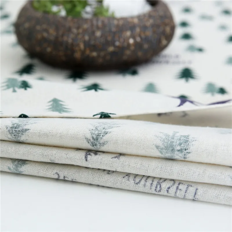 Kiwiberry home decorative Simple Nordic style deer forest print tablecloth Washable dinner table cloth  toalha de mesa 11 sizes