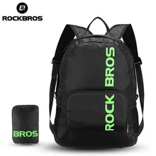 Rockbros, складная велосипедная сумка, водонепроницаемая, вместительная, для спорта на открытом воздухе, рюкзак, Сверхлегкий, светоотражающий, складной, MTB, велосипедные сумки