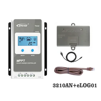 

Tracer3210AN 30A MPPT Solar Panel Charge Regulator charger battery 3210AN eLOG01 Real-time working data record function