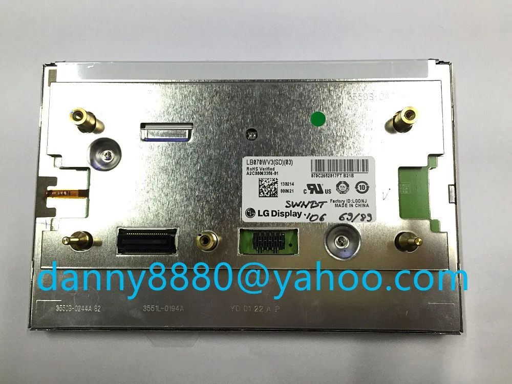 100% Новый оригинальный 7 &quotЖК-дисплей LB070WV3 (SD) (03) LB070WV3-SD03 экран для Mercedes Ben W204 E260