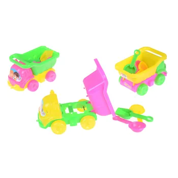 

Water Beach Sand Car Play Toys Set Children Seaside Bucket Shovel Rake Kit Funny Tools Random Color 4PCS/Set Kids