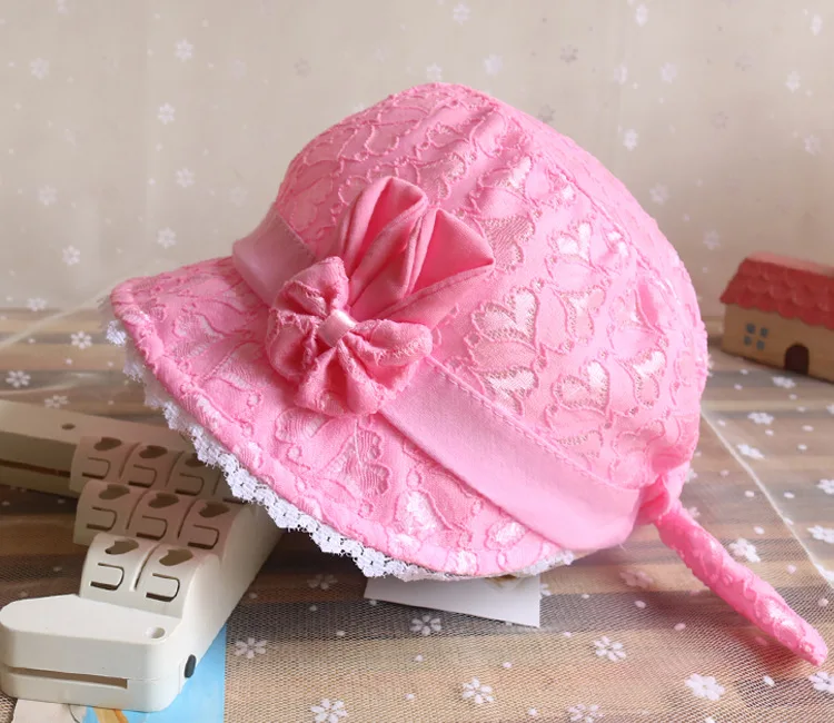 Шляпа-ведро для девочек от 3 до 12 месяцев, шифоновая шляпа с бантом для маленьких девочек, стильная детская шляпа для рыбалки