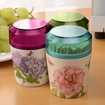 

Fashion Toothpick Holder High Quality Toothpicks Box 2 Pcs/Lot Cotton Swab Storage Box