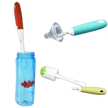 

Baby Bottle Brushes Nipple Brushes Spout Tube Teat Sponge Baby Feeding Bottle Cleaning Brush Set Multifunction Cup Brush