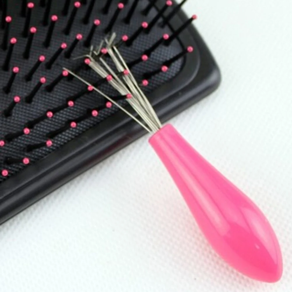 

1Pcs Color Randomly Durable Mini Comb Hair Brush Cleaner Embeded Tool Salon Home Essential Wholesale