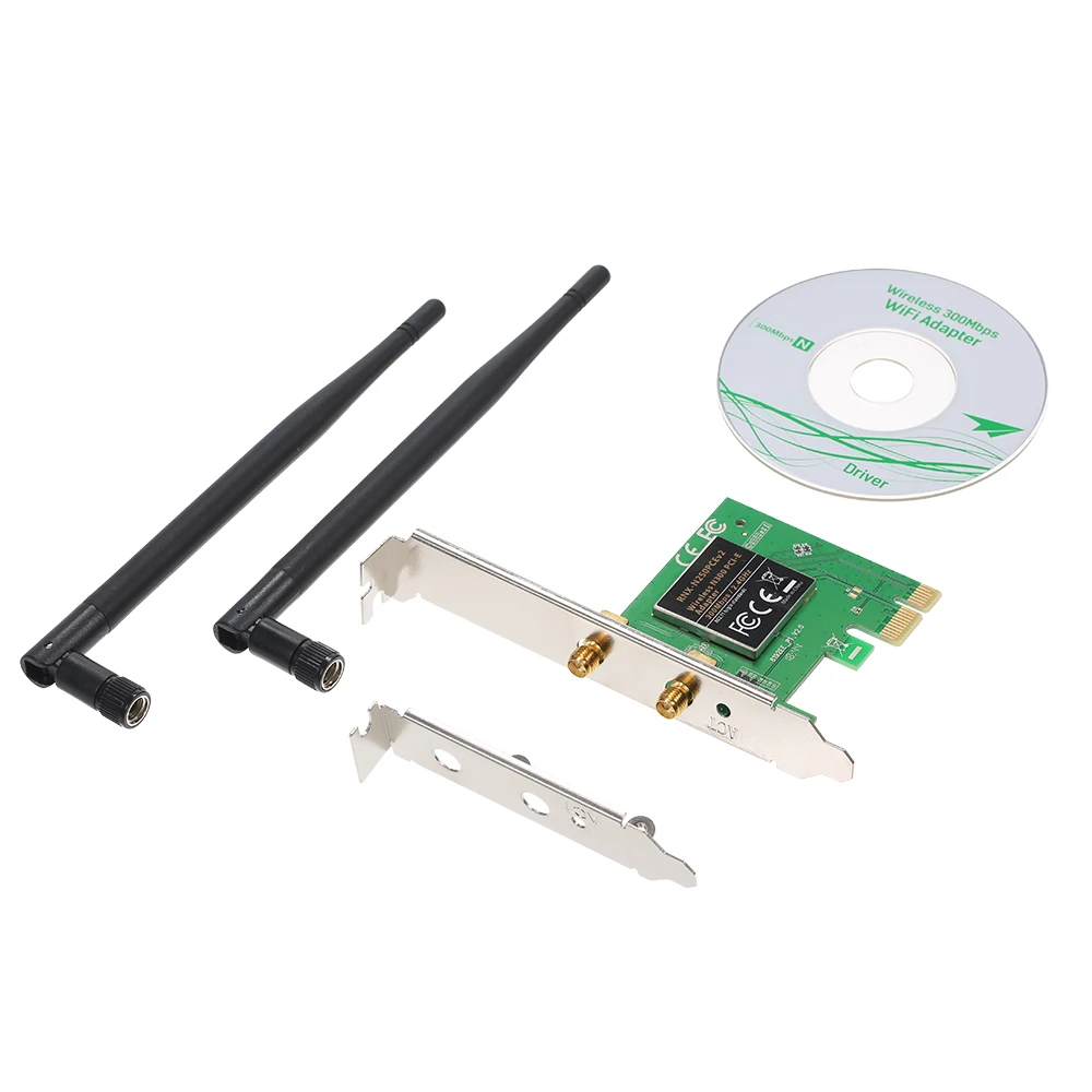 PCI-Express WiFi Adapter Wireless 300Mbps 2.4G Wifi Adapter Network PCIe Wifi Cards Wi-Fi Adapters