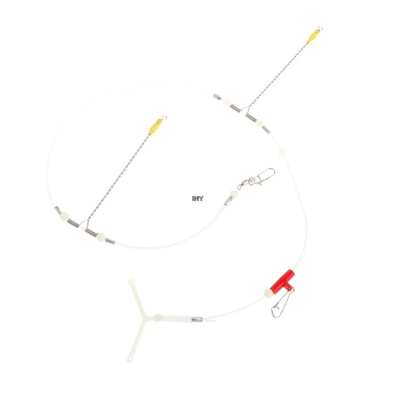 

Fishing Hook Steel Wire Balance T Shape Anti Coil Connect Tackle Accessories Rigs Leading Rotating Swivel Hooks Stand Sea Rope
