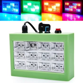 

12RGB sound control stage light LED strobe light disco bar party stage light home entertainment light effect light projector