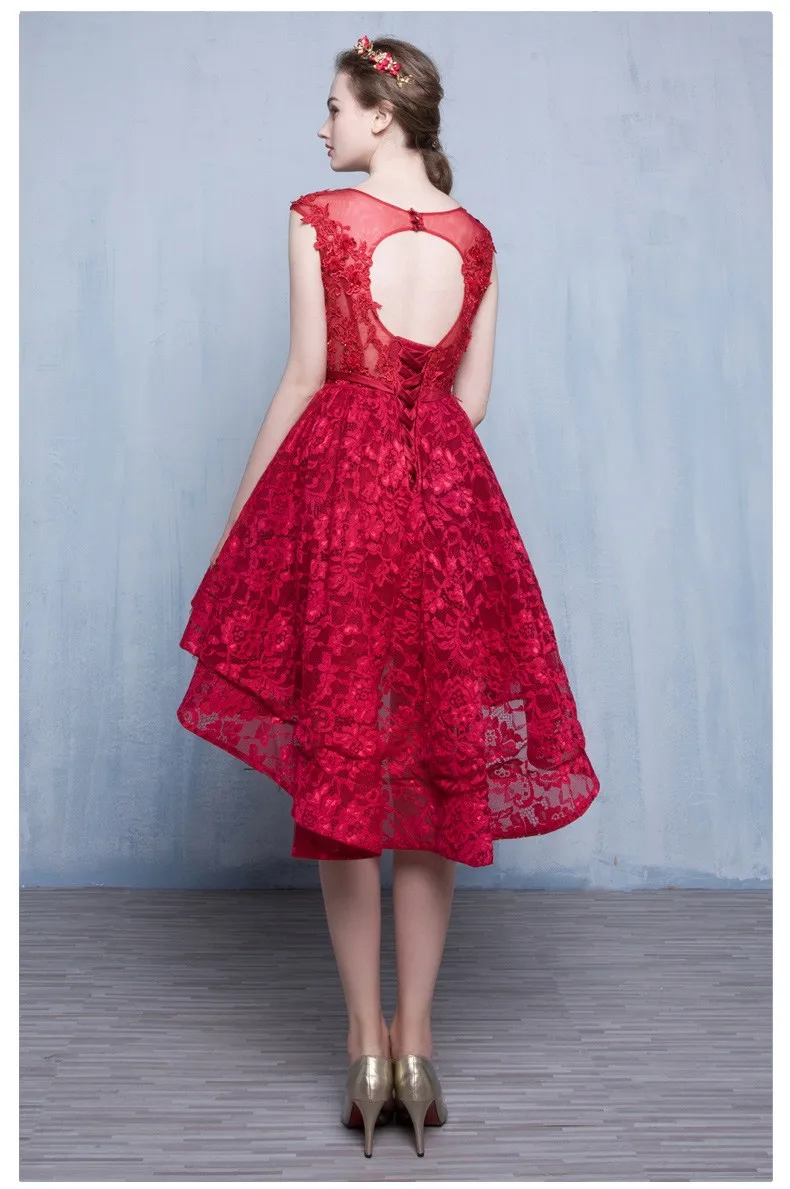 2016-Vinho-Tinto-Moda-Rendas-Sem-Mangas-Um-lin-Vestido-de-Cocktail-Curto-Da-Noiva-Vestido (1)