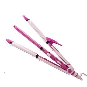 

3in1 Multifunction hair waver curling iron professional Hair straightener curler Styler Fast Heating Styling Tools Hairdressing