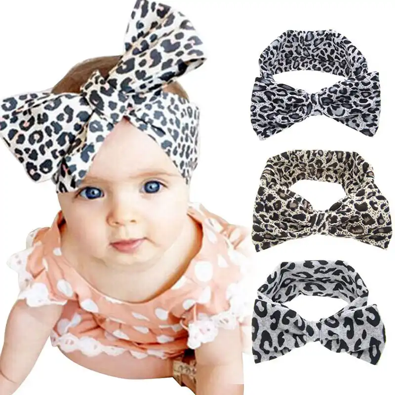 leopard headband baby