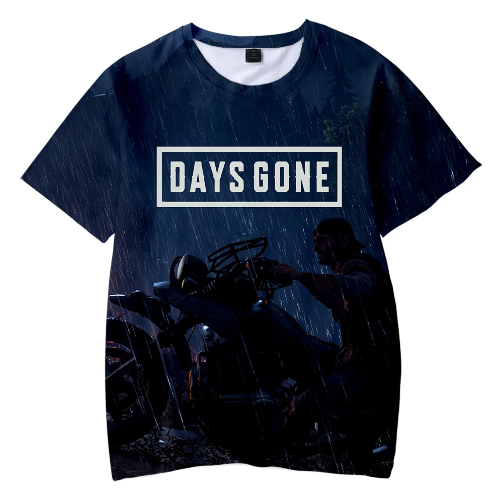 Детская футболка с 3D принтом Days gone летняя для мальчиков и девочек 4 5 6 7 8 9 10 12 лет
