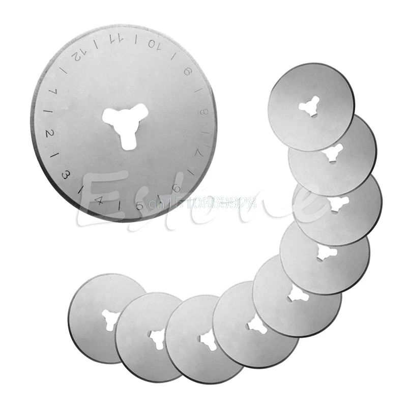 

10Pcs 28MM Rotary Cutter Refill Blades Sewing Quilting Fits For Olfa For Fiskars