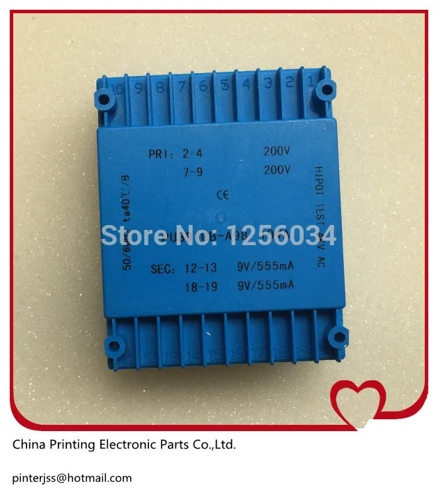 

5 pieces blue transformer, Made in China, KlM4 part