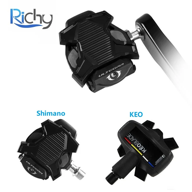 

Road Bicycle Locking Padel Platform Pedals Conversion Device For Keo Shimano SPD R520 R540 R5800 Bike Road Pedals