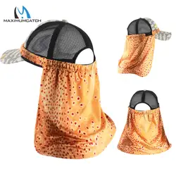 Maximumcatch УФ-защита Открытый нахлыстом маска для лица UPF50 + ветрозащитный анфас Рыбалка шарф, шляпа