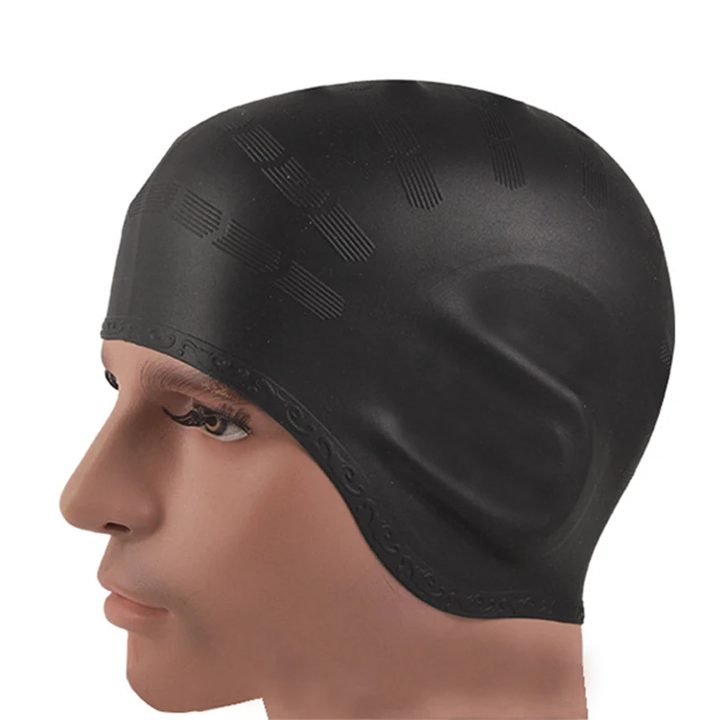 Новая защитная шапочка для плавания ming, водонепроницаемые шапки для летних водных видов спорта, для мужчин, женщин, мальчиков и девочек, эластичная силиконовая шапочка для плавания
