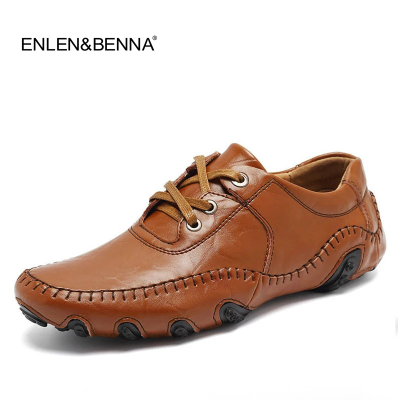 Мужские повседневные туфли из натуральной кожи на меху Осень зима|footwear brand|footwear