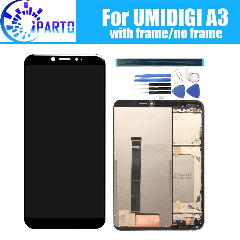 ЖК дисплей UMIDIGI A3 + сенсорный экран 100% оригинальный протестированный дигитайзер