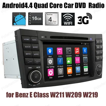 

7 inch Android4.4 FM AM radio Car DVD For Benz E Class W211 W209 W219 Support GPS BT 3G WiFi DTV DAB+ TPMS stereo mp5