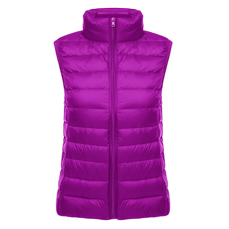 Kostlich New Arrival Autumn Vest Coat Women Ultra Light Sleeveless Jacket Waistcoat Warm Winter Vest Outwear Plus Size Clothing (73)