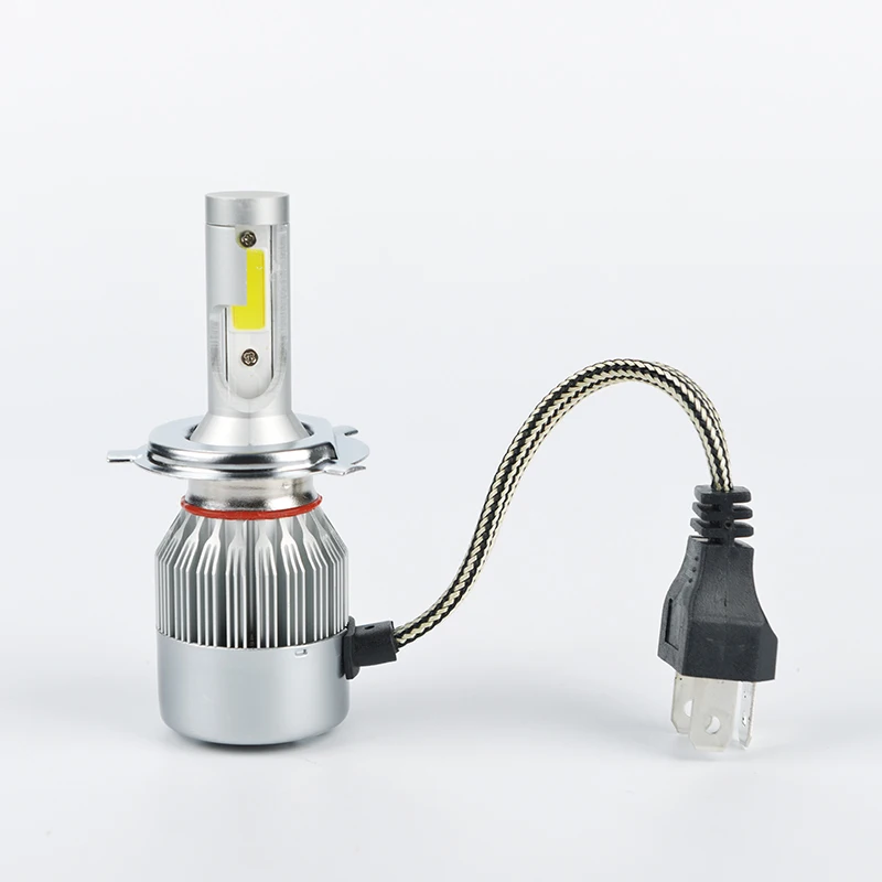 

2 PCS plug&play h1 led car light h3 led 12v hb3 hb4 880/881 H4 cob headlight fog DRL automotive led bulb xenon for lada granta