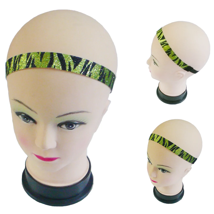 3/" повязки с блестками эластичный стрейч блестящие повязка для волос для Софтбола для подростков