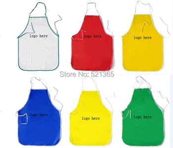 

1000 pcs free shipping PVC advertisement apron Non-woven fabrics apron promotonal gift (customize LOGO free design)