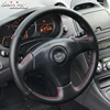 Shining wheat Black Leather Car Steering Wheel Cover for Toyota RAV4 1998-2003 Celica 1998-2005 Corolla (US) 2003-2008 ► Photo 2/3