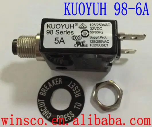 5 ШТ./ЛОТ 98-6A 100% KUOYUH ВЫКЛЮЧАТЕЛЬ 98 СЕРИЯ 6А | Обустройство дома